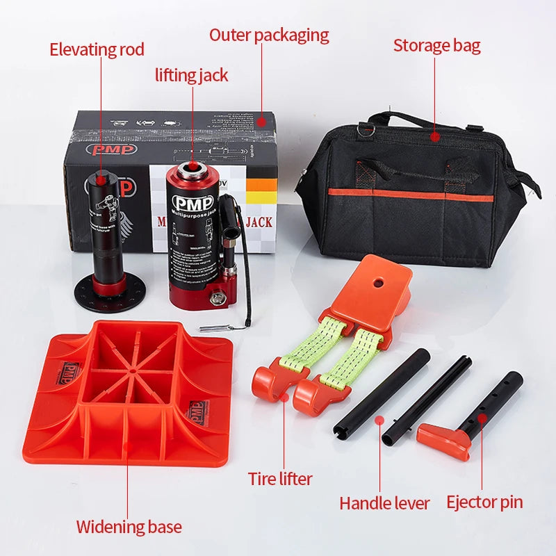 Professional 4 Ton Car Mounted Hydraulic Jack Kit Manufactured Trailer Parts & Accessories 3