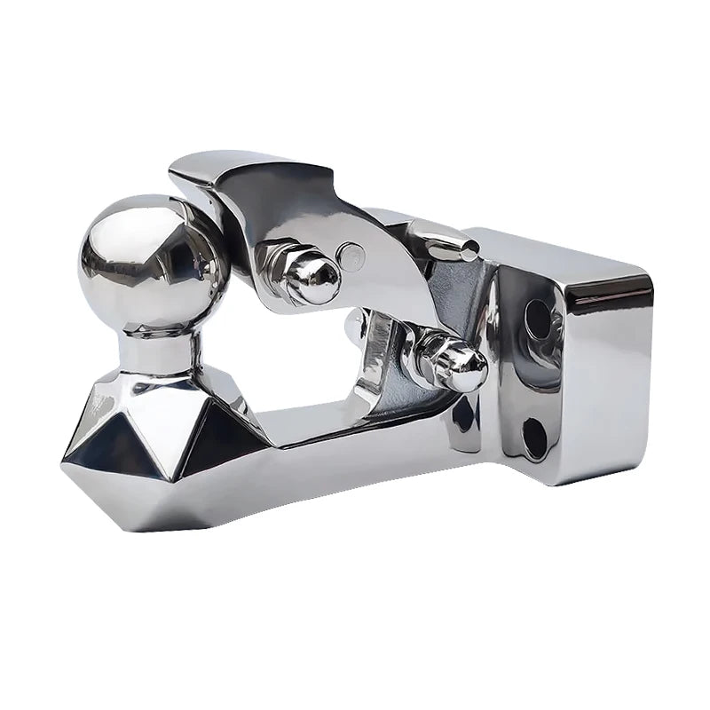 Trailer 304 Stainless Steel Towing Hook for Toyota LC250 Diamond Design Refit Parts Trailer Hitch Base Off-road Car Accessories 6