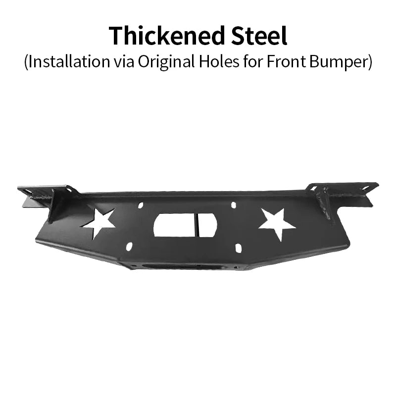 For Toyota Hilux Revo Steel Winch Tray Bracket Parts Winch Mounting Rack Holder Trailer Hitch Car Winch Cradle Accessories Frame 2