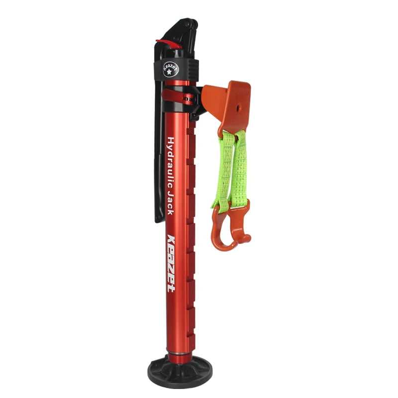Multi Purpose Use 4429LBS Round Base Hydraulic Monkey Climbing Rod Manual Jack Trailer Hitch Car Accessories Tow Hook 2T Jack 1