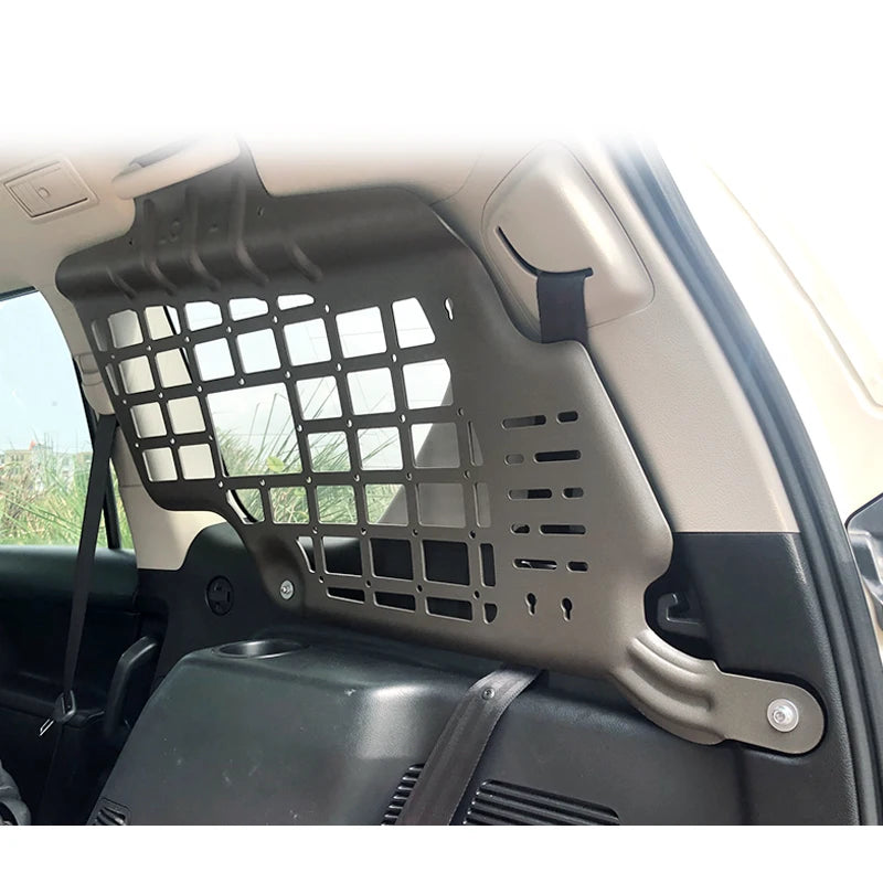 New High Quality Steel Expansion Storage Rack for Car Rear Window Prado Trailer Hitch Accessories 50kg Max Payload Metal Grey 5