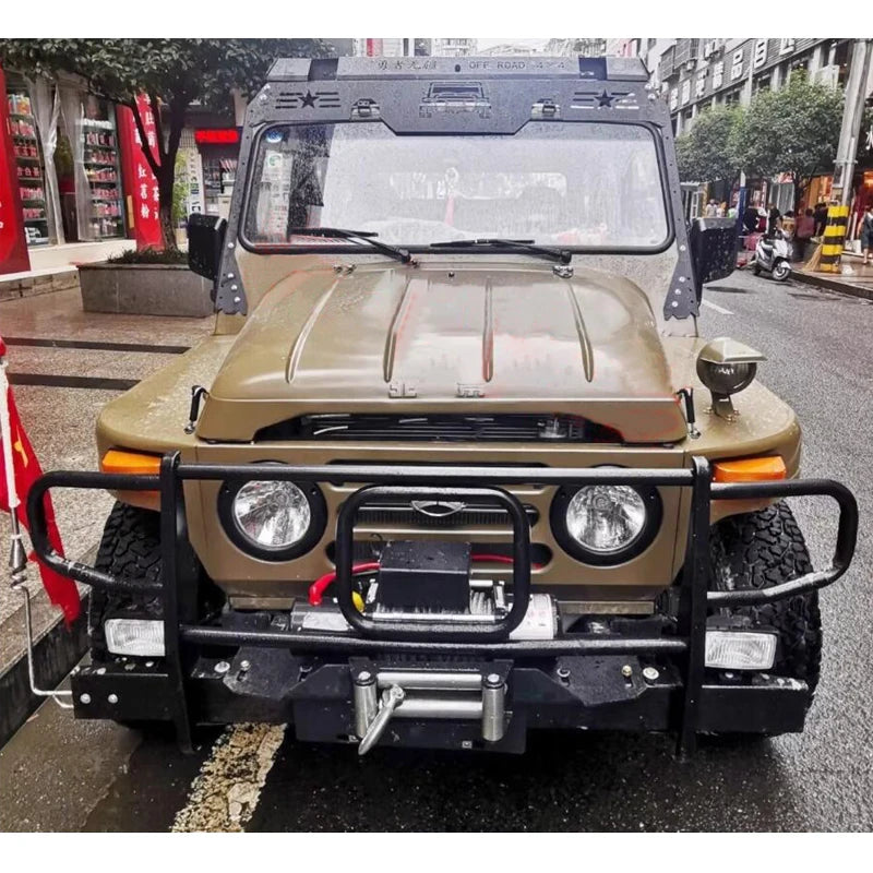For Before 2022 BJ212 Sniper Winch Mounting Rack Holder Frame Parts Steel Winch Tray Bracket Trailer Hitch Car Accessories 5