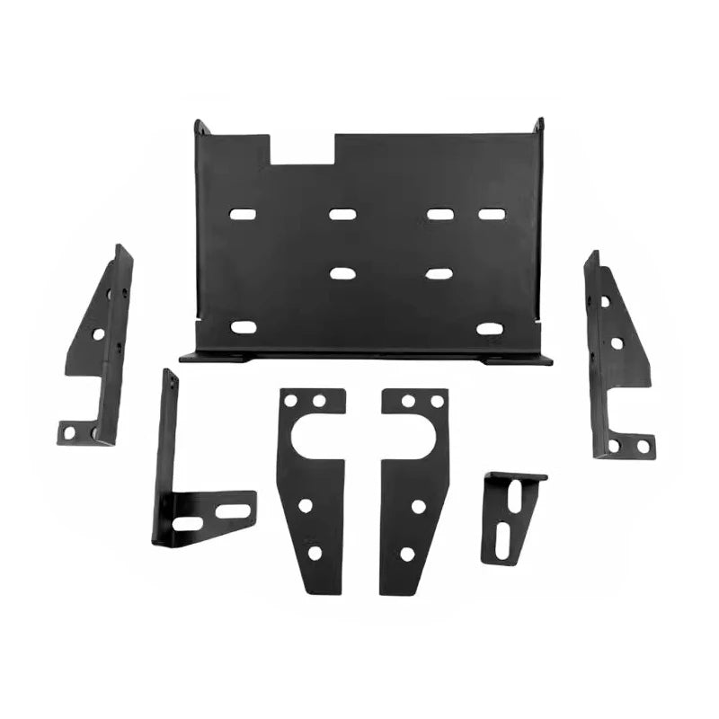 Built-in Front Bumper Winch Tray Bracket Parts for BJ40 and BJ40L Trailer Hitch Winch Mounting Rack Holder Frame Accessories 2