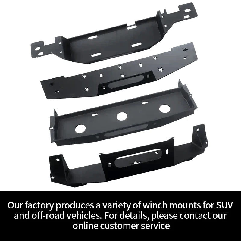 For BYD Old Formula Leopard 5 Steel Winch Tray Bracket Parts Winch Mounting Rack Holder B5 Winch Cradle Car Frame Accessories 6