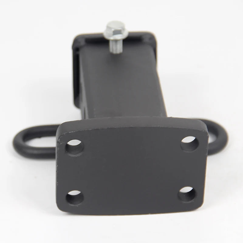 New Heavy Duty Steel Square Mouth Base Ring Trailer Hitch 10000lbs Load Capacity 2inch Receiver Install Hole Camp Trailer 3
