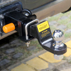 Trailer Hitch With 2" or 50mm Tow Ball Trailer Arm Set Fits 2inch Receiver of Rear Bumper Trailer Hook Car Accessories Lock Pin 6