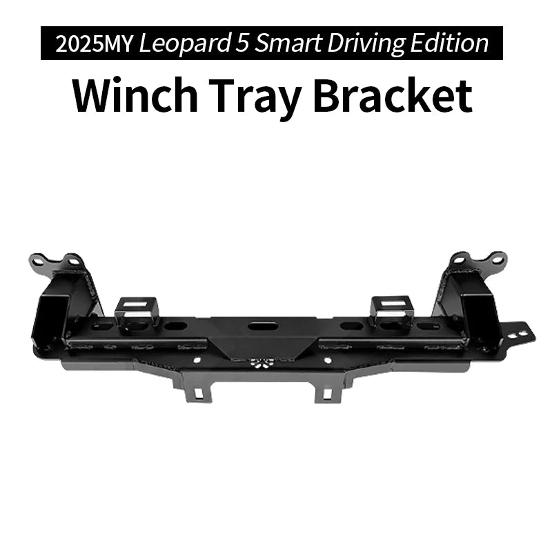 For Leopard 5 Smart Driving Edition Steel Winch Tray Bracket Winch Mounting Rack Holder Winch Cradle Car Frame Accessories Bao5 1