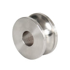 10T Stainless Steel Pulley Block 4x4 Off-Road Rescue Lifting Wire Rope Pulley Trailer Hitch Parts Car Accessories High Polished 1