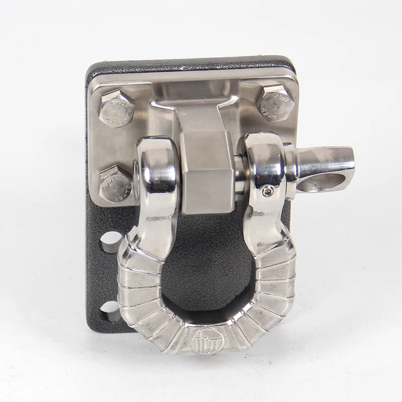 Trailer Shackle and Heavy Duty Steel Adjustable Connector Base FitS 2inch Receiver Trailer Hitch Camp Trailer Car Accessories 4