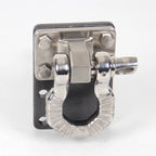 Trailer Shackle and Heavy Duty Steel Adjustable Connector Base FitS 2inch Receiver Trailer Hitch Camp Trailer Car Accessories 4