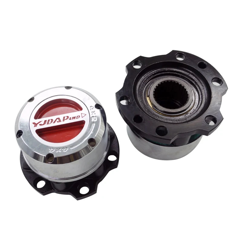 Fits for Land Cruiser Car LC80 LC4500 Manual Shaft Head Lock Clutch Hub Lock Trailer Hitch Parts Car Accessories 4