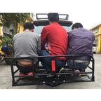High Guardrail Folding Aluminum Alloy Trailer Basket Rear Luggage Frame Travel Outdoor Trailer Hitch Camp Trailer Accessories 6