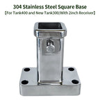 Stainless Steel Towing Square Mouth Base with 2inch Receiver for Tank400 and New Tank300 Trailer Hitch Base Car Accessories 1