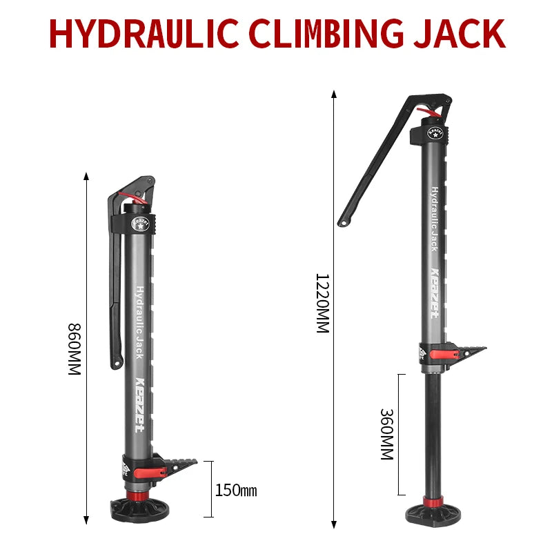 Customizable 2Ton Hydraulic Jack Car Offroad Rescue Tools Set OEM Hand Monkey Climbing Jack Pole Trailer Hitch Accessories Parts 2