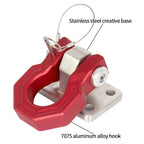 Universal Hole Spacing Stainless Steel Base With 7075 Aluminum Alloy U-Shackle Trailer Hitch Parts & Accessories 4