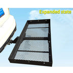 Mesh Style Short Trailer Basket, Rear Trailer Luggage Rack for Travel Camping SUV Trailer Hitch Camp Trailer Accessories 6