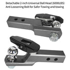 Off Road Towing Modification Parts Trailer Arm 2inch Ball Head for Rear Bumper 2inch Receiver Tow Hook Trailer Hitch Accessories 4
