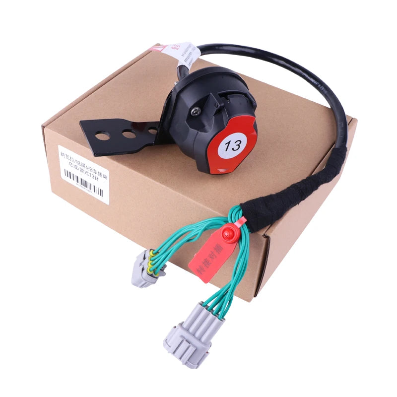 For Nissan Navara RuiQi 6 European 13 Pin Trailer Harness Parts OE Fitment Towing Harness Car Plug and Play Trailer Wire Kit 1