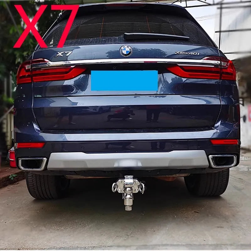 For BMW X7 Steel Trailer Rear Bumper and Trailer Arm Parts Car Tow bar Towing Hook Vehicle Trailer Hitch Accessories Coupling 5