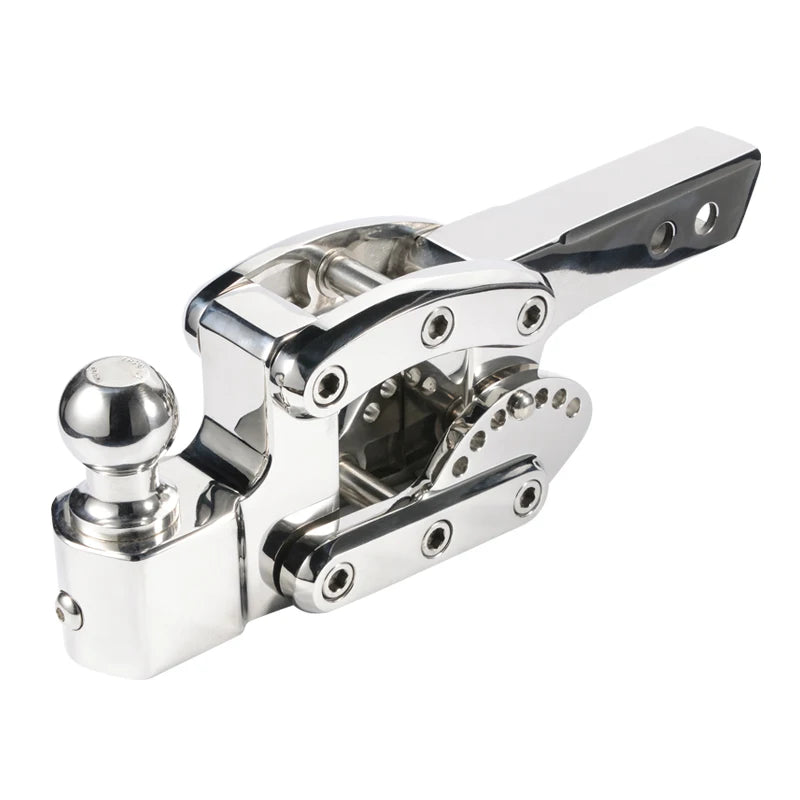 Adjustable Height Stainless Steel Trailer Arm Firs for 2inch Receiver Towing Hook Trailer Hitch Camp Trailer Car Accessories 4