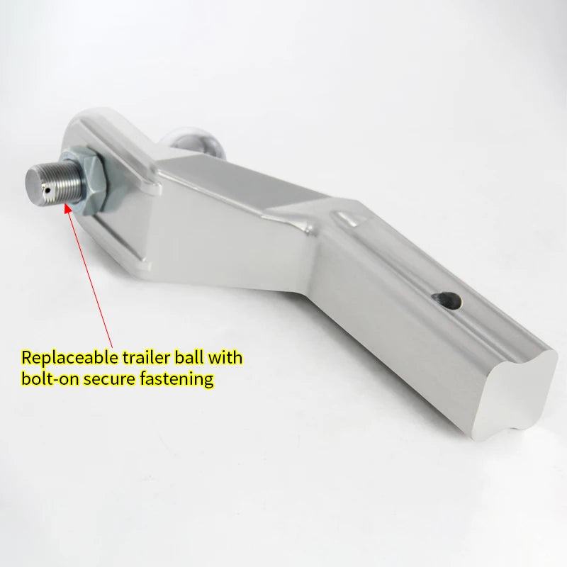Aluminum Alloy 4 Inch Trailer Arm with 2-Inch Ball Off-road Refit Trailer Hitch Parts Tow Hook Trailers Car Accessories 4