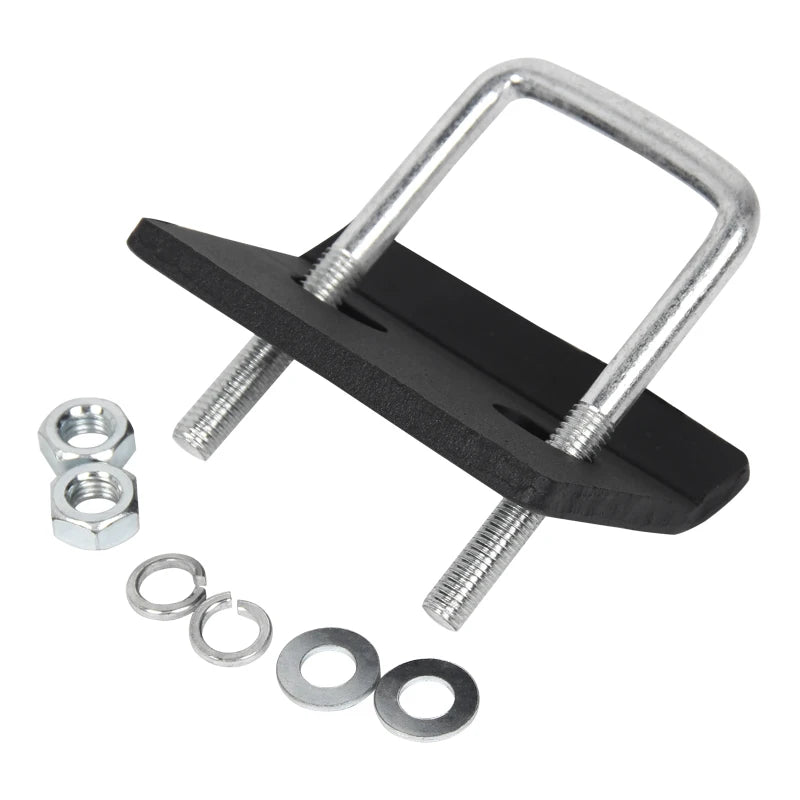 M10 Locking Trailer Square Mouth Anti-Losening Shaking Device Fastener Secure Trailer Hitch Camp Trailer Accessories Tow Hook 1