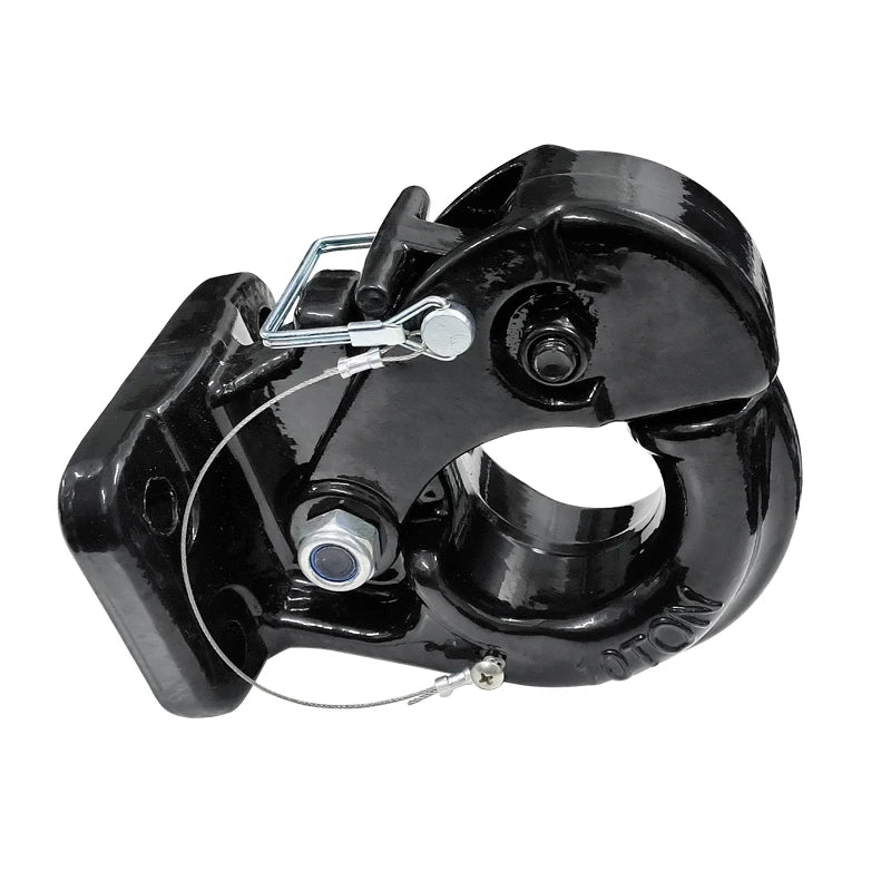 Heavy Duty 10 Ton Forged Pintle Hitch New Type Trailer Parts and Accessories Forged Tiger Head Hook Tow Hook Trailer Hitch 2