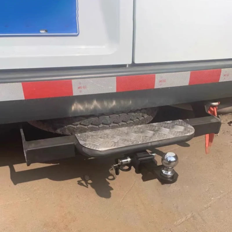 For Ford New Transit Custom Steel Trailer Rear Bumper with Pedal Parts Car Tow bar Towing Hook Vehicle Trailer Hitch Accessories 6