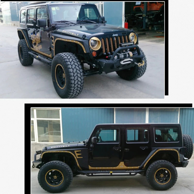 Factory Hot Sale Car Running Board Side Step Bar Guard Pedal for Jeep Wranglers JK JL 4Door Side Pedal 6