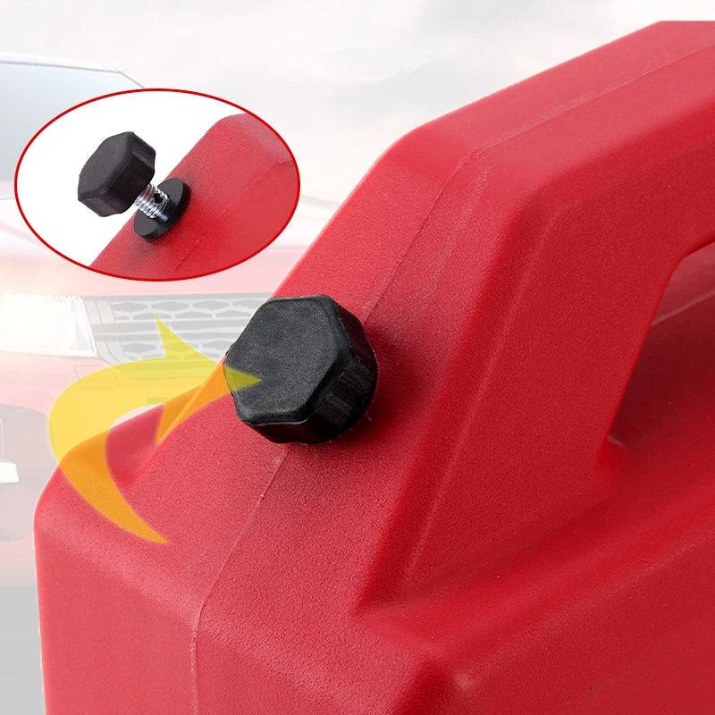 30L 8 Gallon Rotomolded Plastic Jerry Can Heavy Duty Fuel Water Tank for Outdoor Emergency Spare Gasoline Gas Storage Canister 4