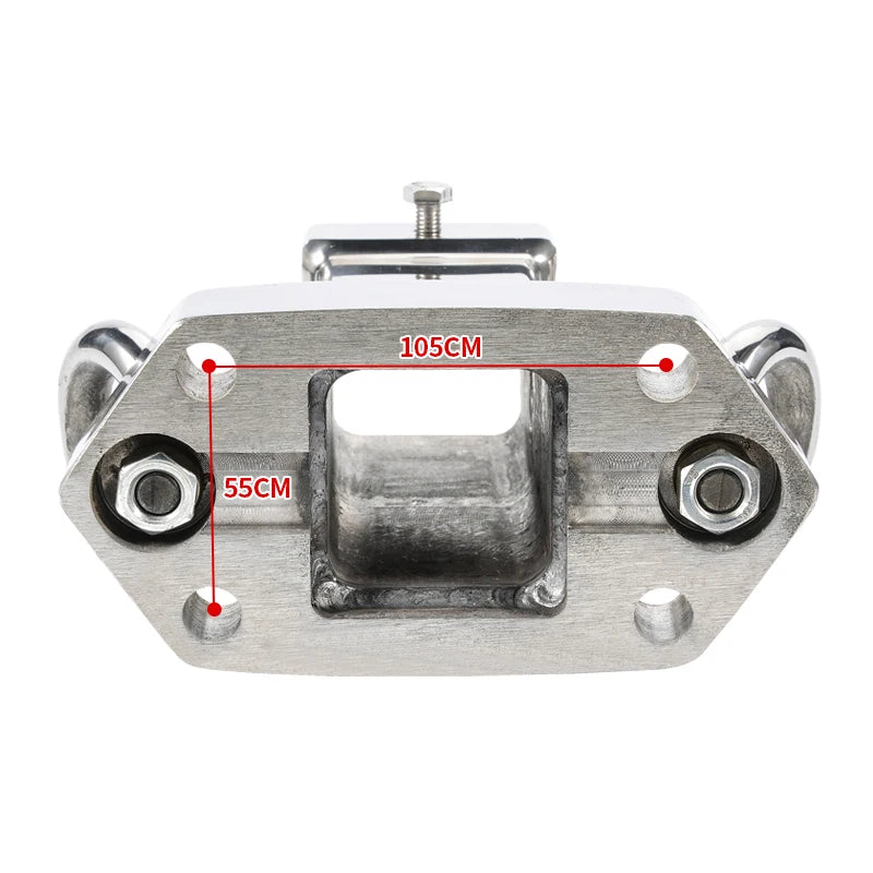 American Style 2-Inch Square Stainless Steel Trailer Towing Device Off-Road Accessories for PRADO 4x4 4