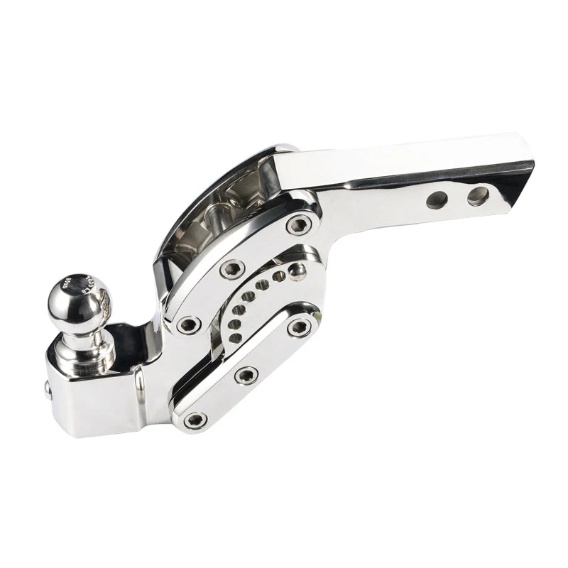 Adjustable Height Stainless Steel Trailer Arm Firs for 2inch Receiver Towing Hook Trailer Hitch Camp Trailer Car Accessories 2