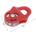 6Ton Forging Guide Pulley Snatch Block for Synthetic Rope Recovery Towing Pulley Parts Trailer Hitch Winch Pulley Accessories 4