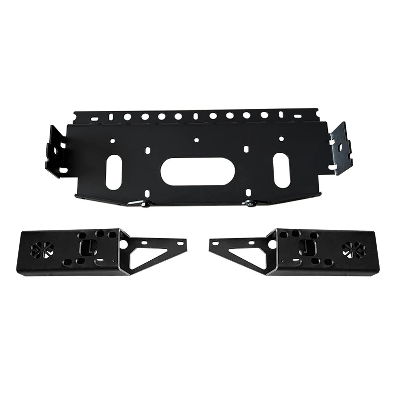 For 2021 ISUZU Series Pickup Front Bumper Winch Tray Bracket Parts Trailer Hitch Winch Mounting Rack Holder Frame Accessories 1