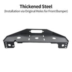 For Toyota Land Cruiser LC200 Steel Winch Tray Bracket Winch Mounting Rack Holder Trailer Hitch Car Winch Cradle Accessories 2