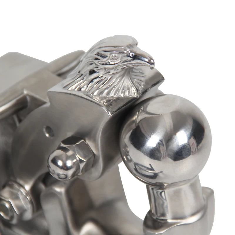 Eagle Head Style Stainless Steel Trailer Hitch With One-Piece Trailer Ball Off-road Refit Tow Hook Parts & Car Accessories 3