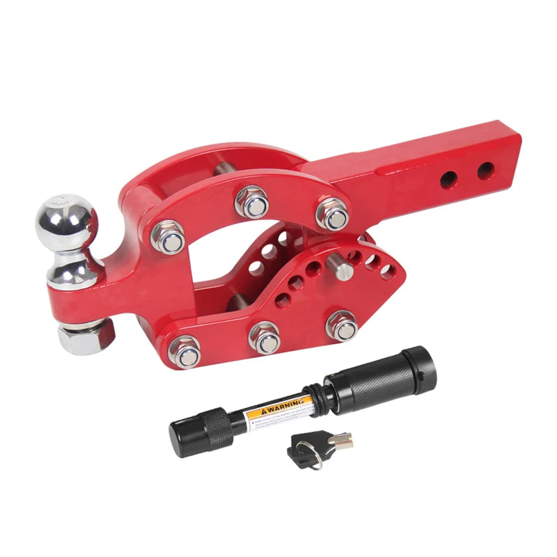 New Lightweight Steel Adjustable Vehicle Hook for Towing Ball Trailer Hitch Parts with 10000LBS Capacity and 2inch Receiver 1