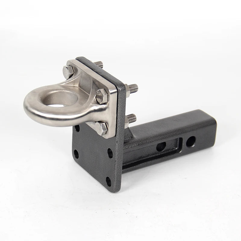 Adjustable Height and Detachable Trailer Ring Fits Rear Bumper 2inch Receiver Trailer Hitch Camp Trailer Car Accessories 5