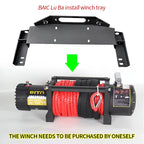 For BAIC Lu Ba Steel Winch Tray Bracket Parts Winch Mounting Rack Holder Trailer Hitch Car Winch Frame Accessories BAW Luba 6