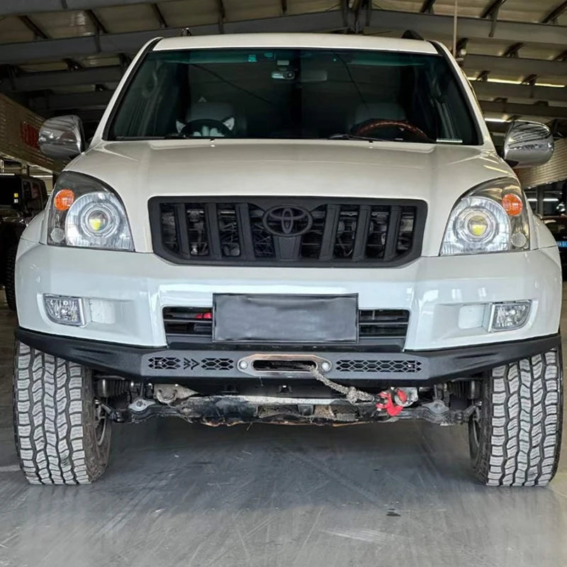 For Prado LC120 Steel Winch Tray Bracket Parts Winch Mounting Rack Holder Trailer Hitch Car Winch Frame Accessories Refit Cradle 6