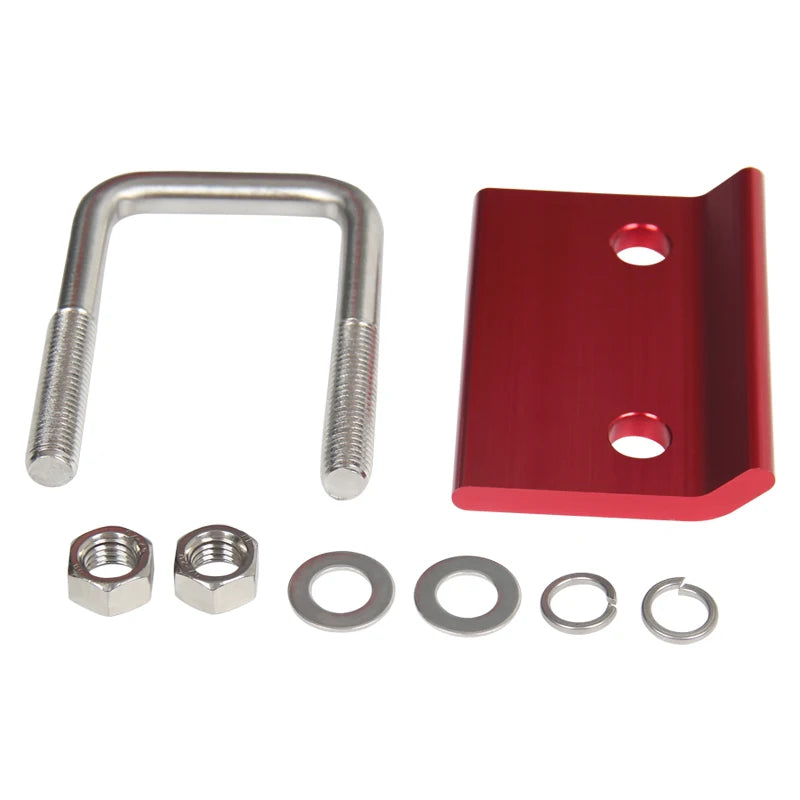 High Quality 7075 Aluminum Alloy M12 Style Fastening Anti-Loosening Rose Red Trailer Arm Refit Parts Hitch Tow Hook Accessories 5