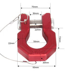 Universal Hole Spacing Stainless Steel Base With 7075 Aluminum Alloy U-Shackle Trailer Hitch Parts & Accessories 2