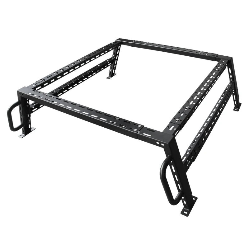 Pickup Truck Bed Modified Gantry Frame Anti Room Roll Rack Cross Bars Frame Car Guardrail Rear Bucket Box Device Trailer Hitch 1