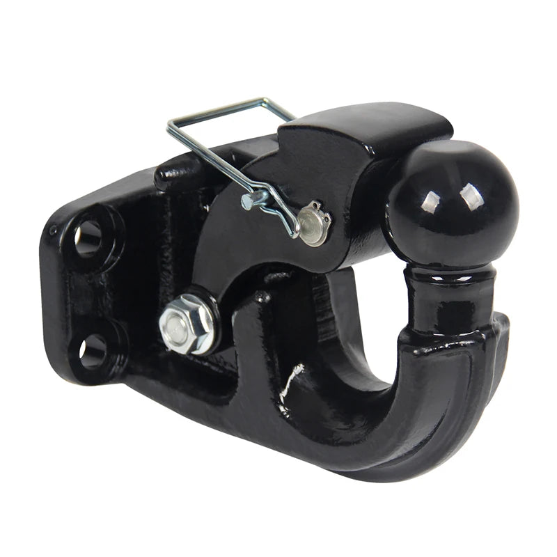 44000lbs 20Ton Forged Trailer Hitch by Rear Bumper Modification Standard Installation Hole Position Tow Hook Car Accessories 1