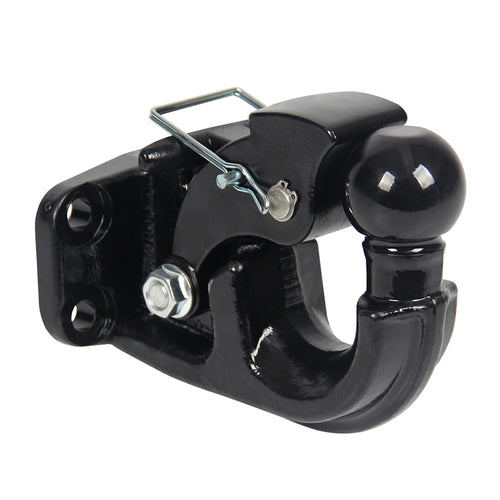 44000lbs 20Ton Forged Trailer Hitch by Rear Bumper Modification Standard Installation Hole Position Tow Hook Car Accessories 1