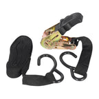 Ratchet Tie Down Straps With Chain Hook Tension Strap for Cargo Lashing Trailer Parts & Accessories 1