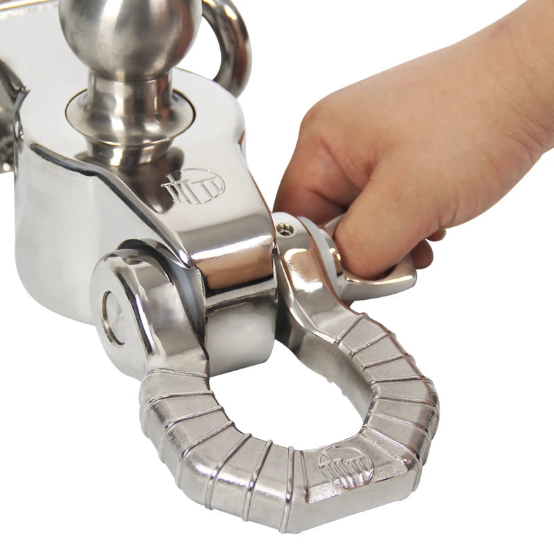 Trailer Hitch Shackle Hook for Land Cruiser Stainless Steel Material Tow Hook Off-road Refit Parts & Accessories 3