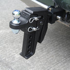 Heavy Duty Adjustable Trailer Arm with Hitch Ball Tow Hook Fits Rear Bumper 2inch Receiver Camp Trailer Car Accessories 6