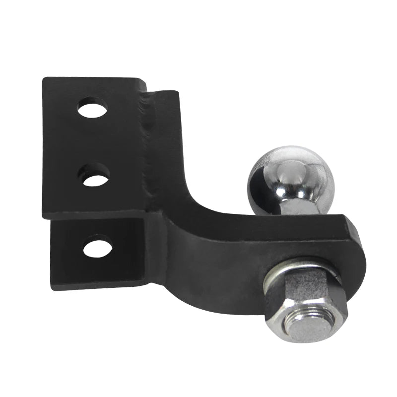 Adjustable Trailer Hitch Ball Mount with 50mm Tow Ball 4-Level Height Adjustable Removable for 2 Inch Receiver Truck RV Towing 5