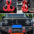 Aluminum Alloy Trailer Hitch Sheep Horn Shape Tow Hook Forge 8 Ton Vehicle for Towing Rescue Car Trailer Hooks Accessories 4